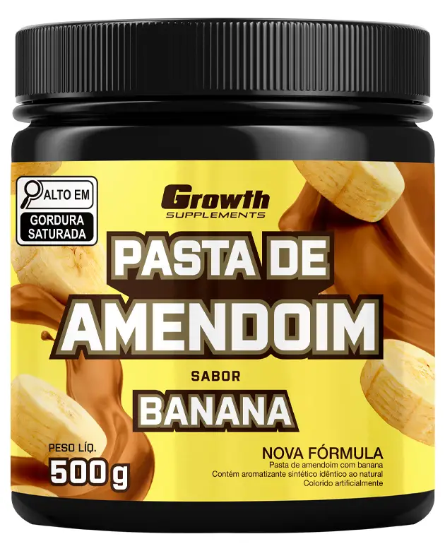 Pasta De Amendoim Sabor Banana 500g