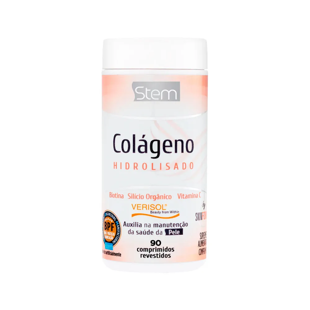 Colageno Hidrolisado Verisol Com 90 Comprimidos Revestidos Stem