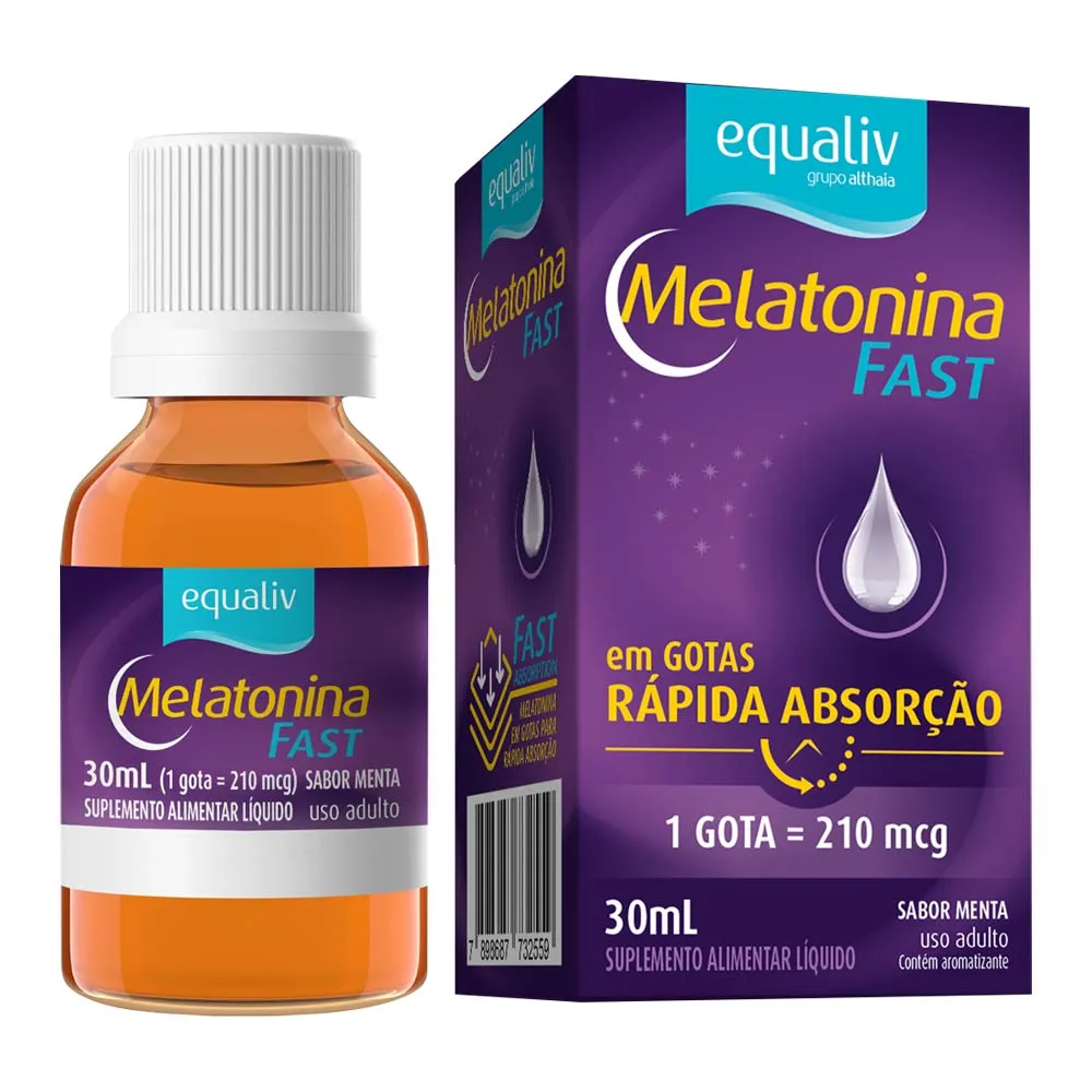 Equaliv Melatonina Fast 30ml Gt 210mcg