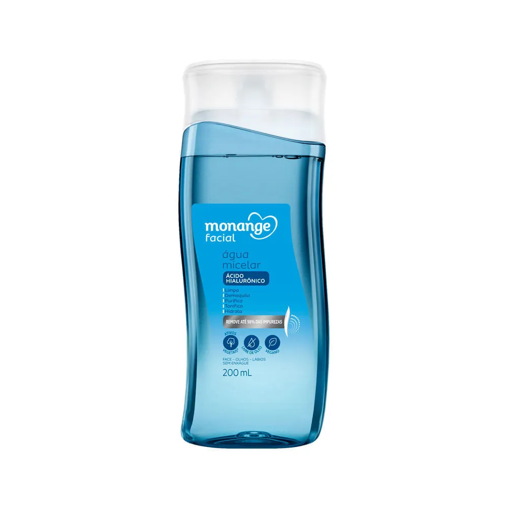 Agua Micelar Monange Facial 200ml