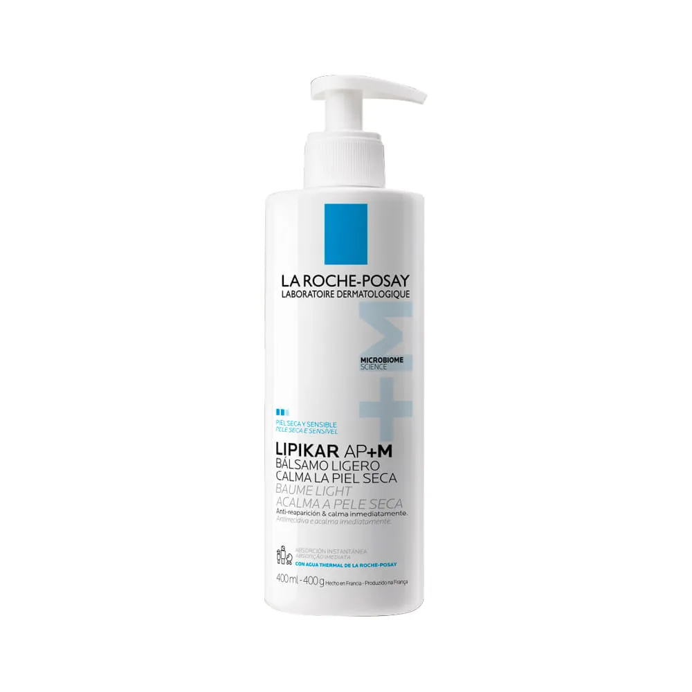 Hidratante Corporal Lipikar Baume Ap+m Light Seca E Sensivel 400ml