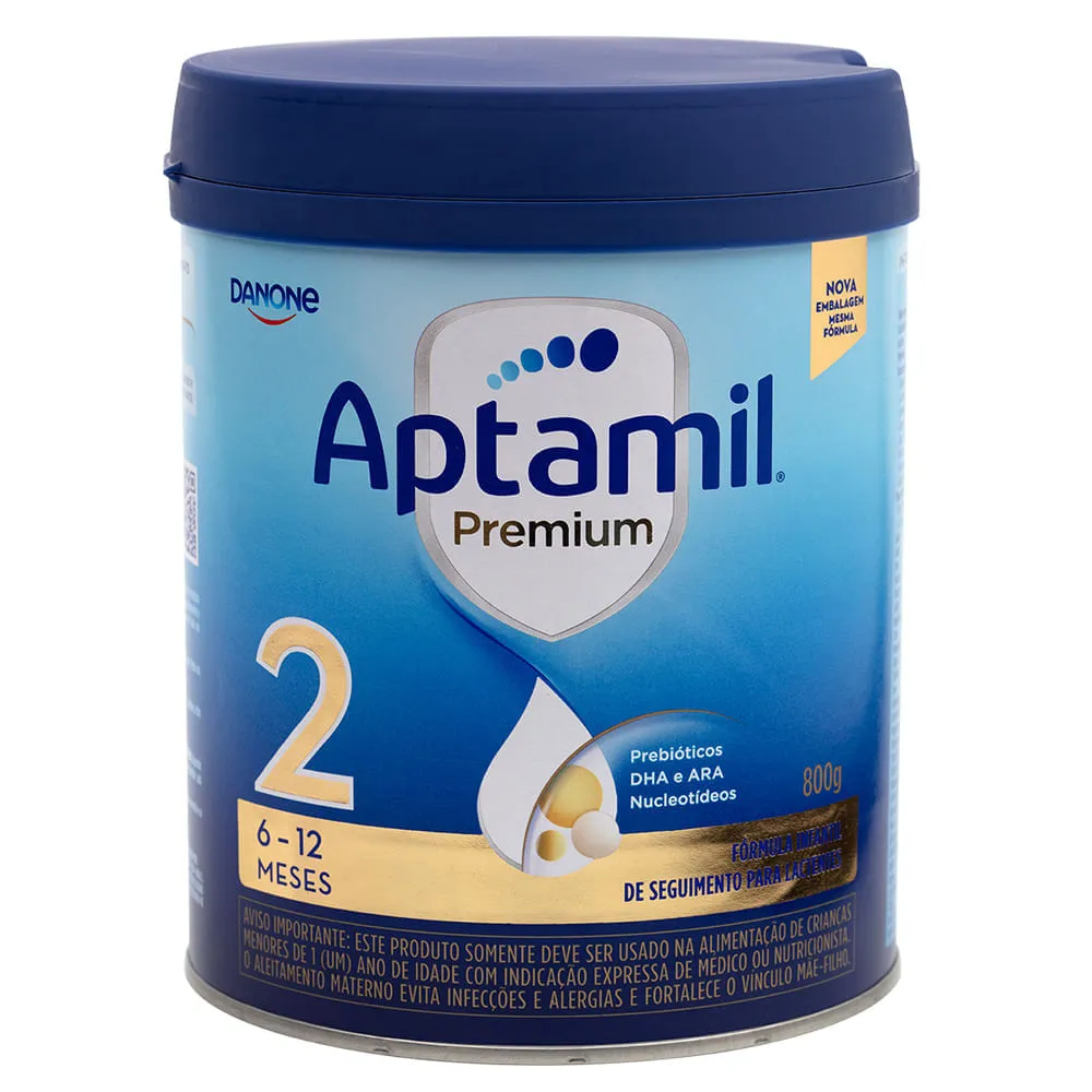 Fórmula Infantil Aptamil Premium 2 800g 6-12 Meses