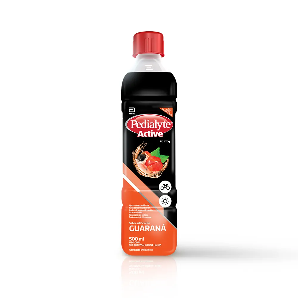 Suplemento Alimentar Líquido Pedialyte Active Guaraná 500ml