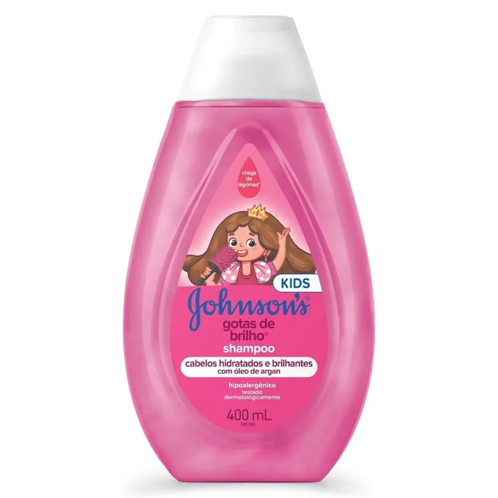 Shampoo Johnson's Kids Gotas De Brilho 400ml
