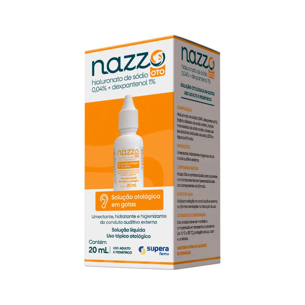 Nazzo Oto Solucao Otologica 20ml