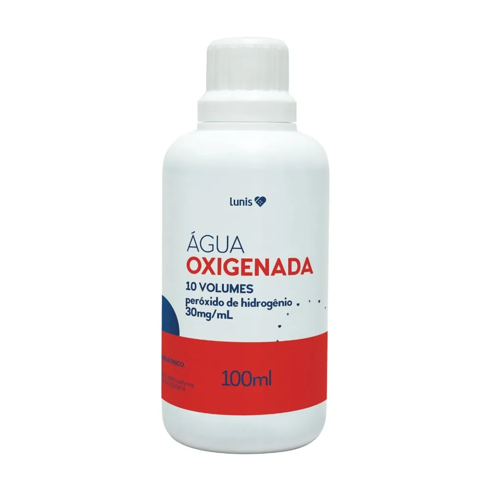 Água Oxigenada Lunis 10 Volumes 100ml