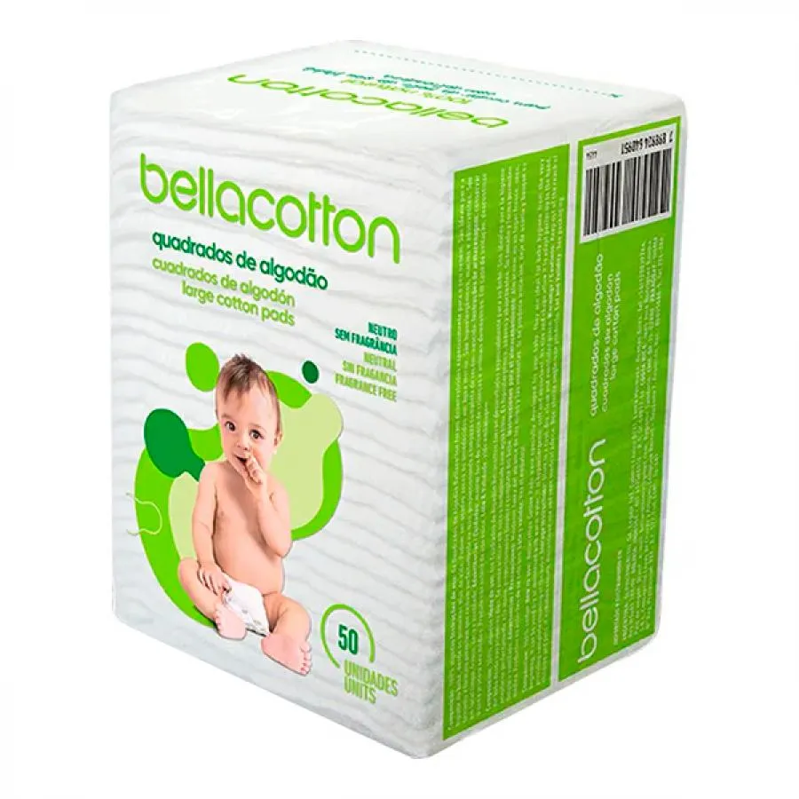 Algodão Bella Cotton Maxi Bebê Com 50 Unidades