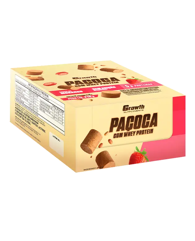 Paçoca Growth Display Com 12Un 216g