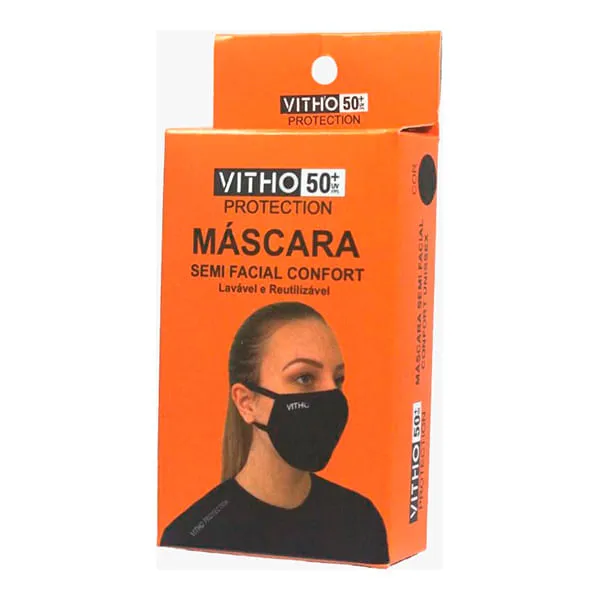 Mascara Confort Com Protecao Uv50 Preto 1 Unidade