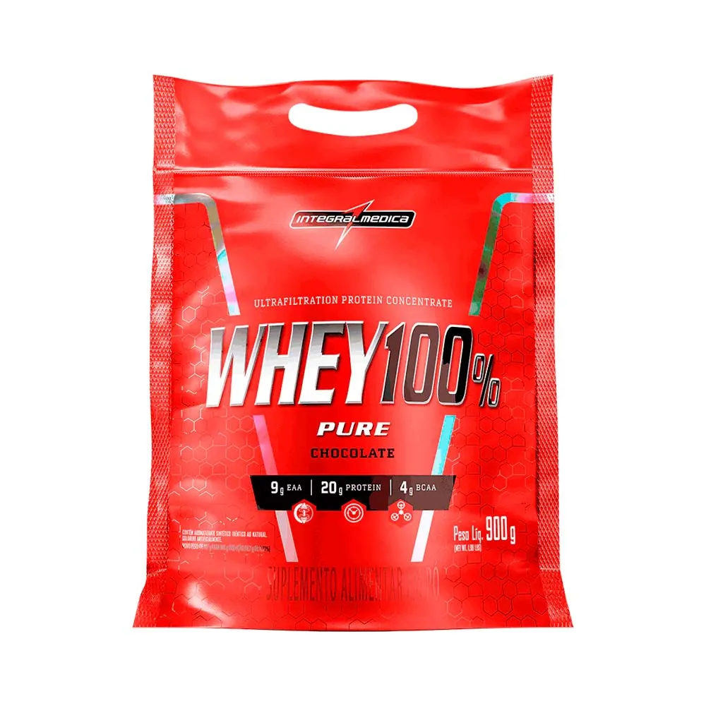 Whey 100% Integralmedica Sabor Chocolate 900gr