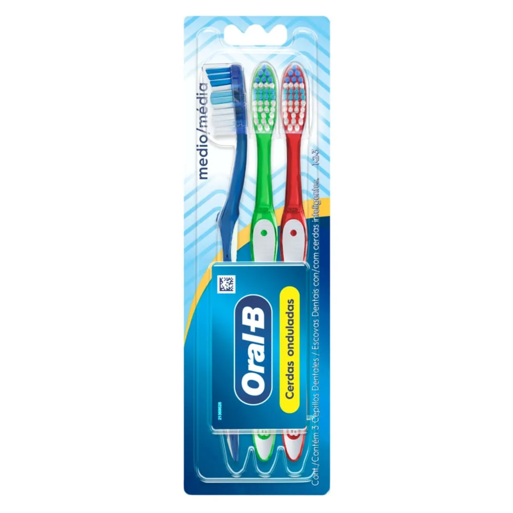 Escova Dental Oral-b 1.2.3 Com 3 Clean