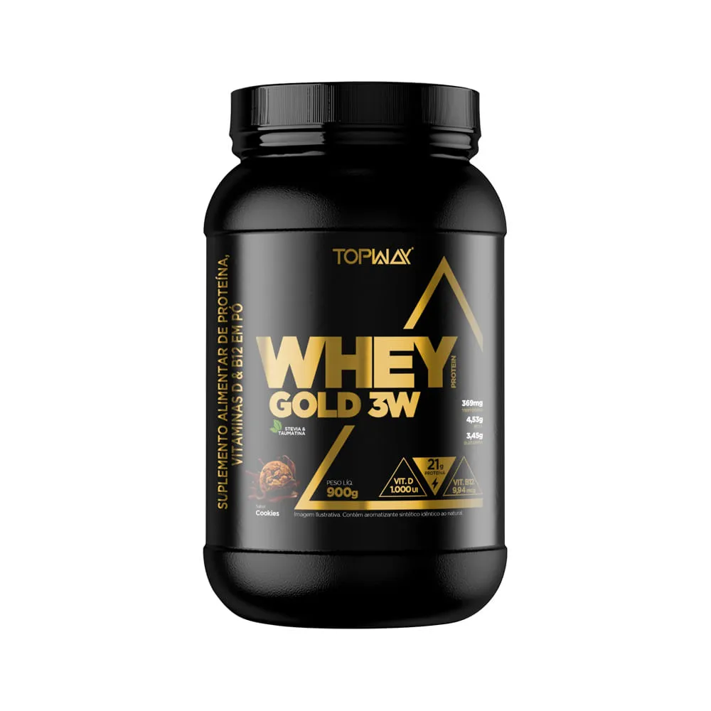 Topway Whey Gold 3w 900gr Cookies