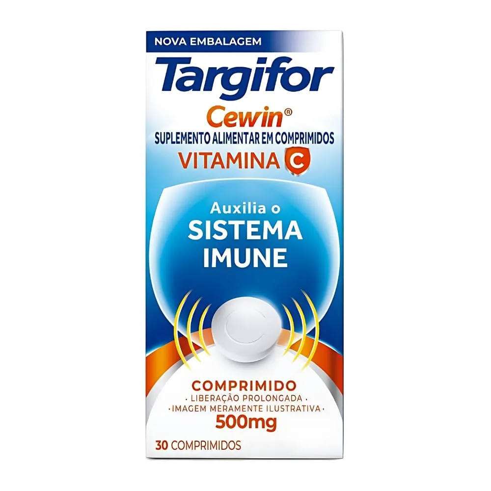 Vitamina C 500mg Targifor Cewin 30 Comprimidos