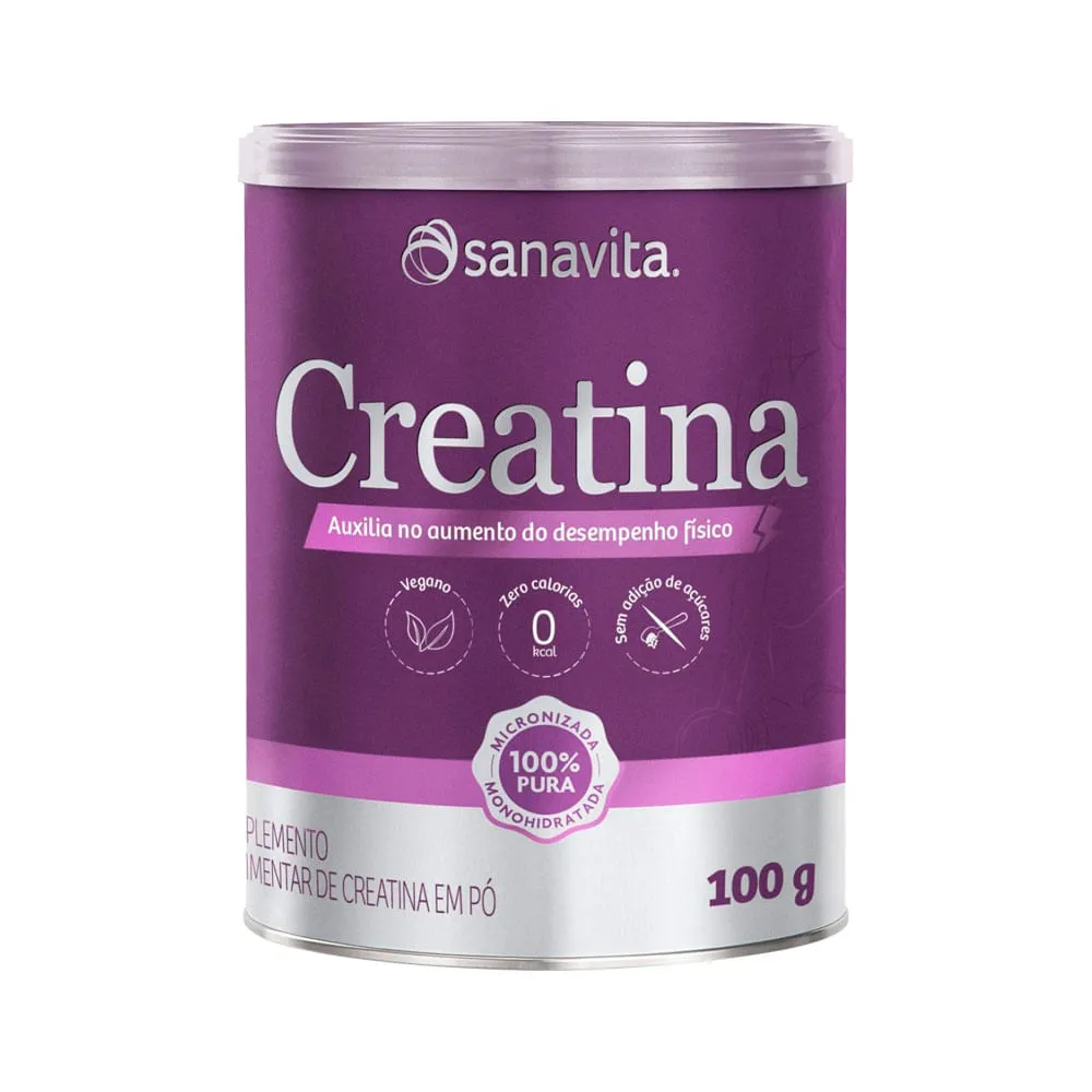 Sanavita Creatina 100% Pura Monohidratada 100g