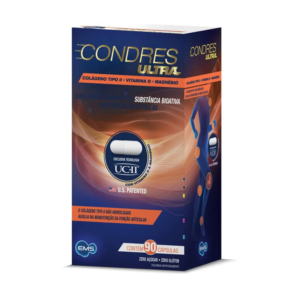 Colágeno Tipo 2 Condres Ultra 90 Cápsulas