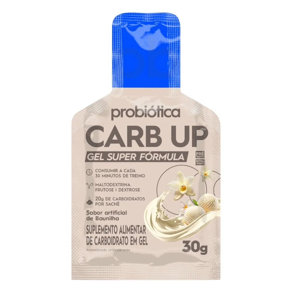 Energético Probiótica Carb-up Gel Baunilha 30g