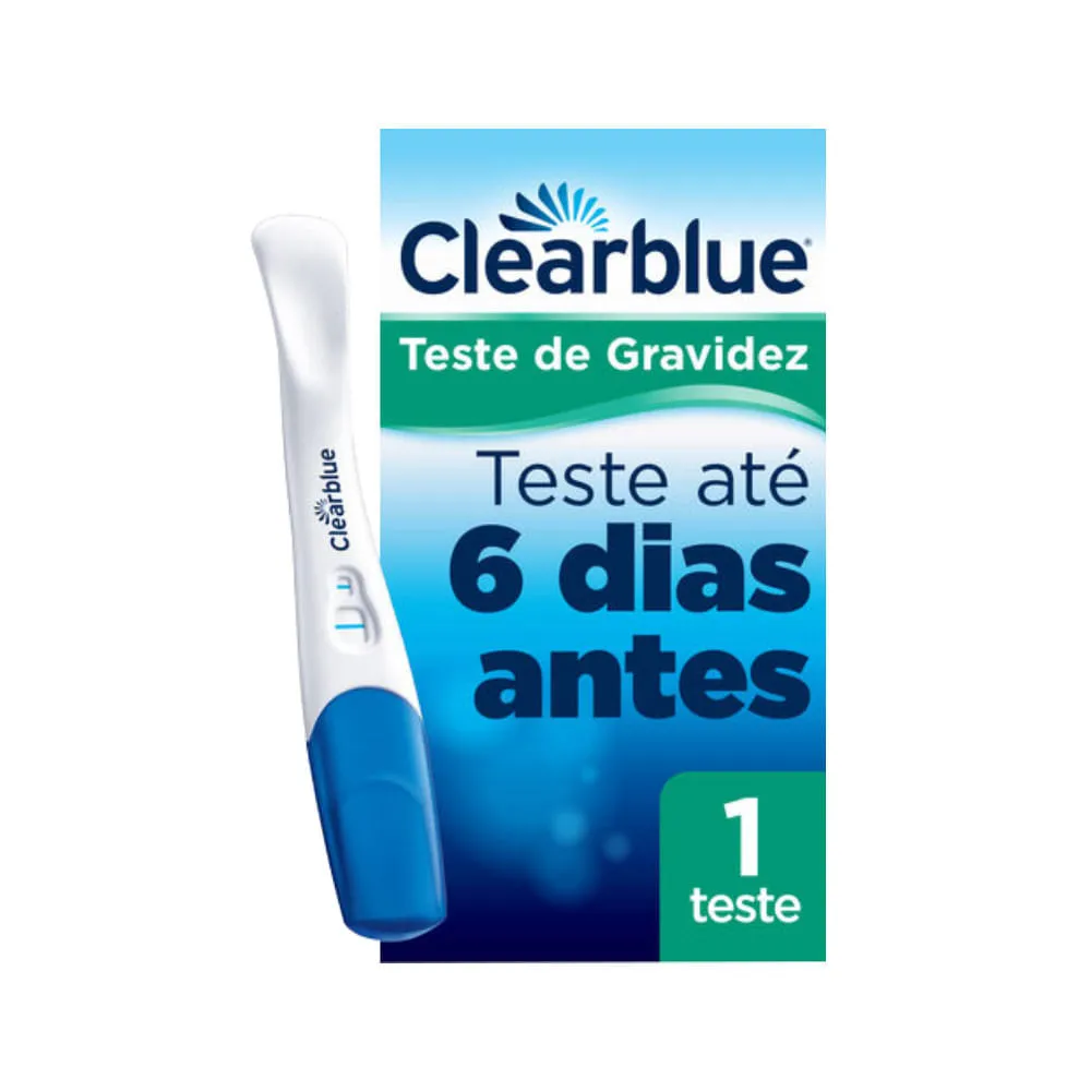Teste De Gravidez Clearblue Saiba Antes Teste Rápido