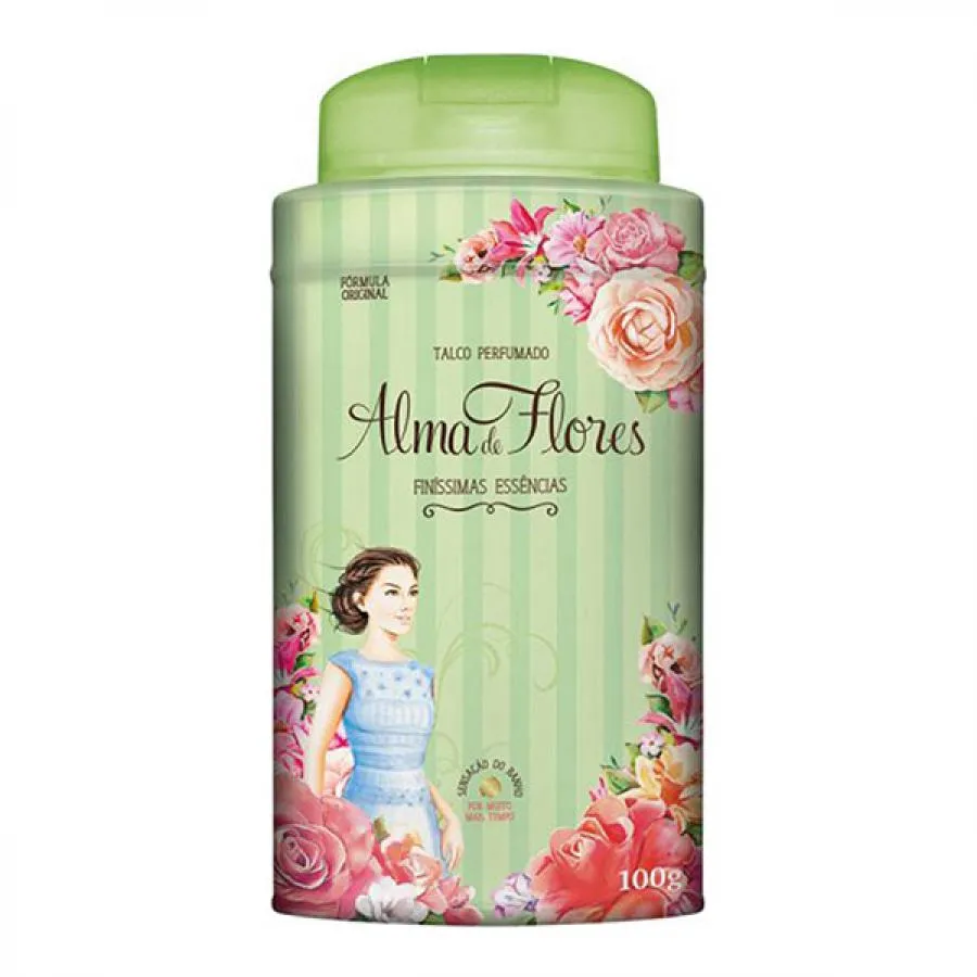 Talco Perfumado Alma Flores 100g
