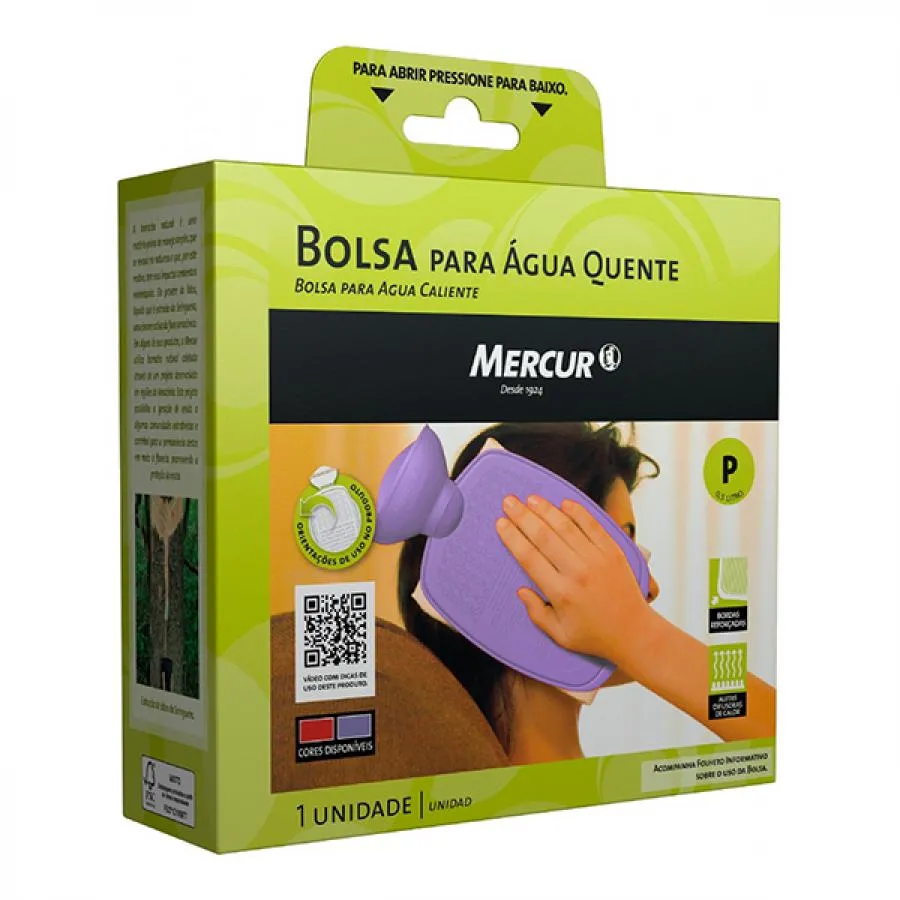 Bolsa Para Água Quente Mercur Lilás Pequena 500ml