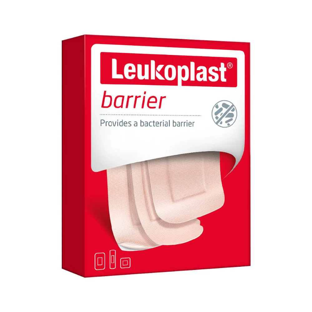 Curativo Leukoplast Com 20 Adesivos Barrier Sortidos