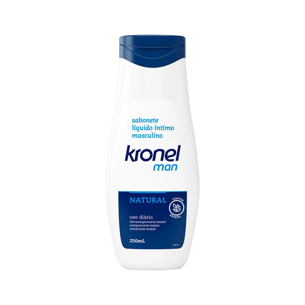 Sabonete Liquido Intimo Kronel Man Natural 250ml