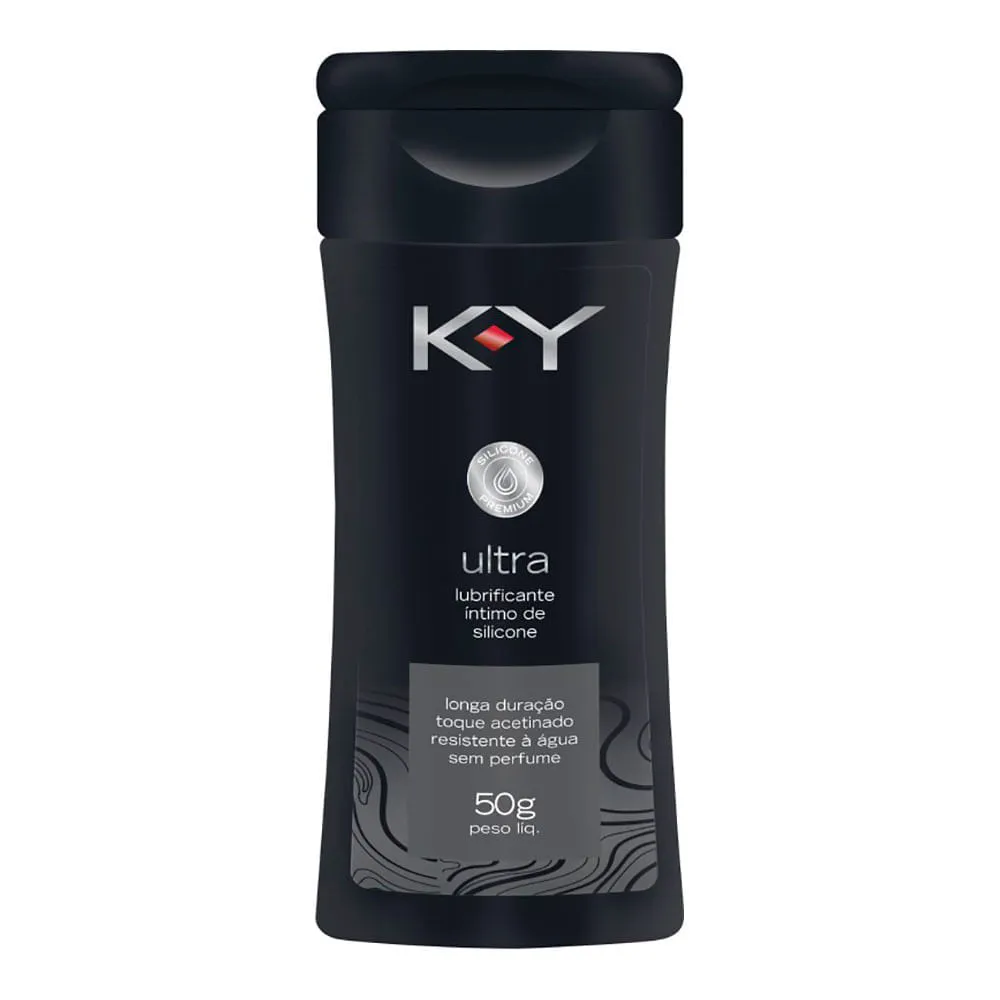 Lubrificante Intimo De Silicone Ky Ultra 50 Gramas Gel Sem Perfume
