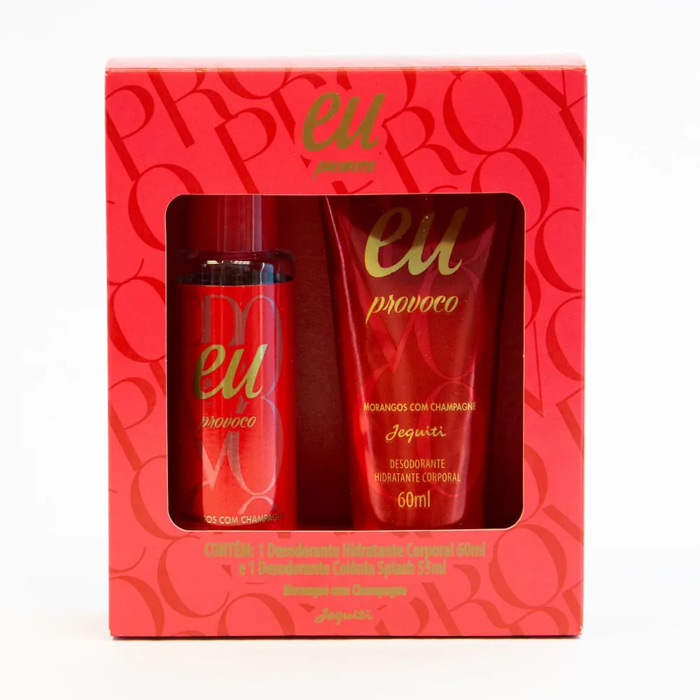 Deo Colonia Jequiti Eu 55ml+60ml Desodorante Hidratante Provoco