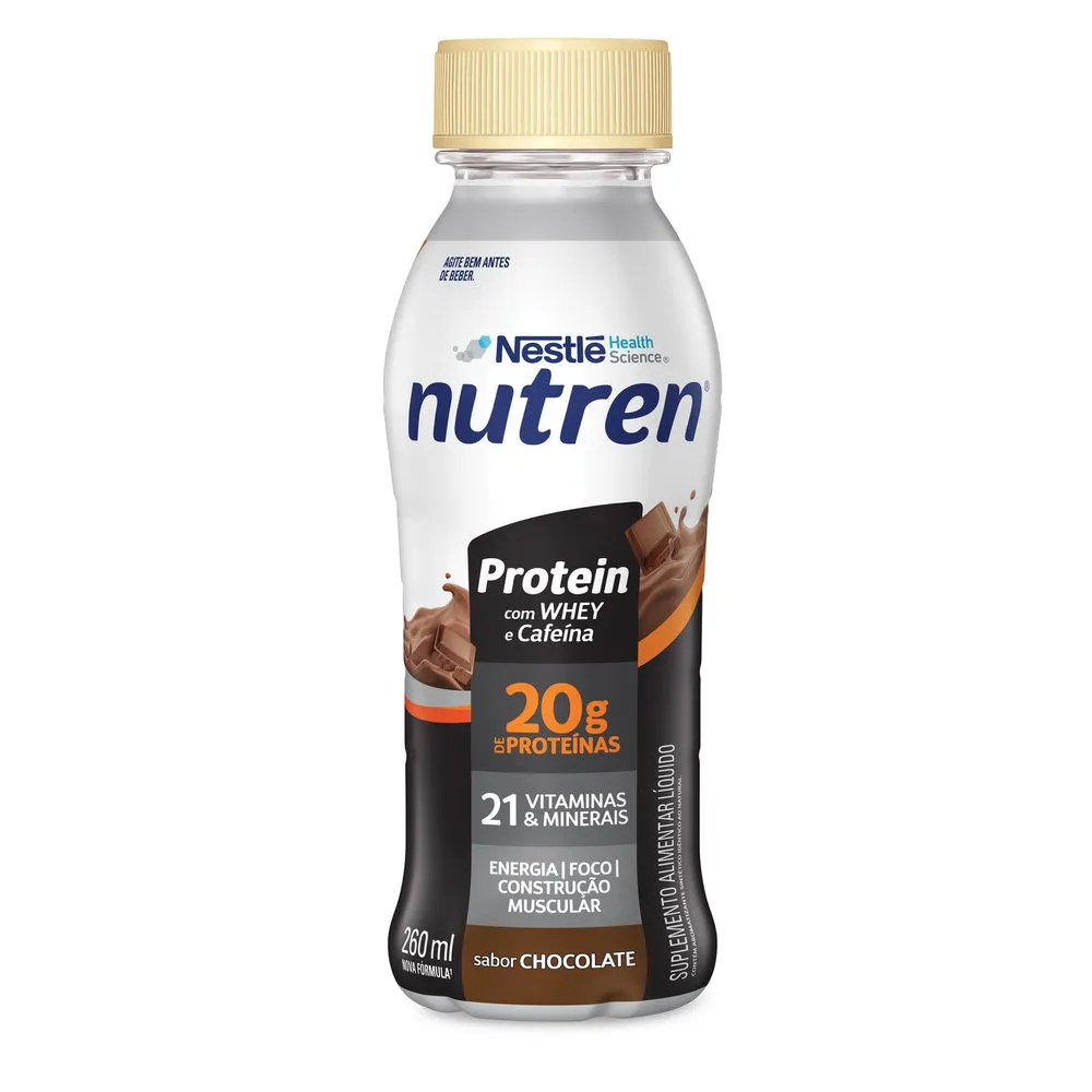 Suplemento Alimentar Nutren Protein Whey 20g De Proteínas Chocolate 260ml