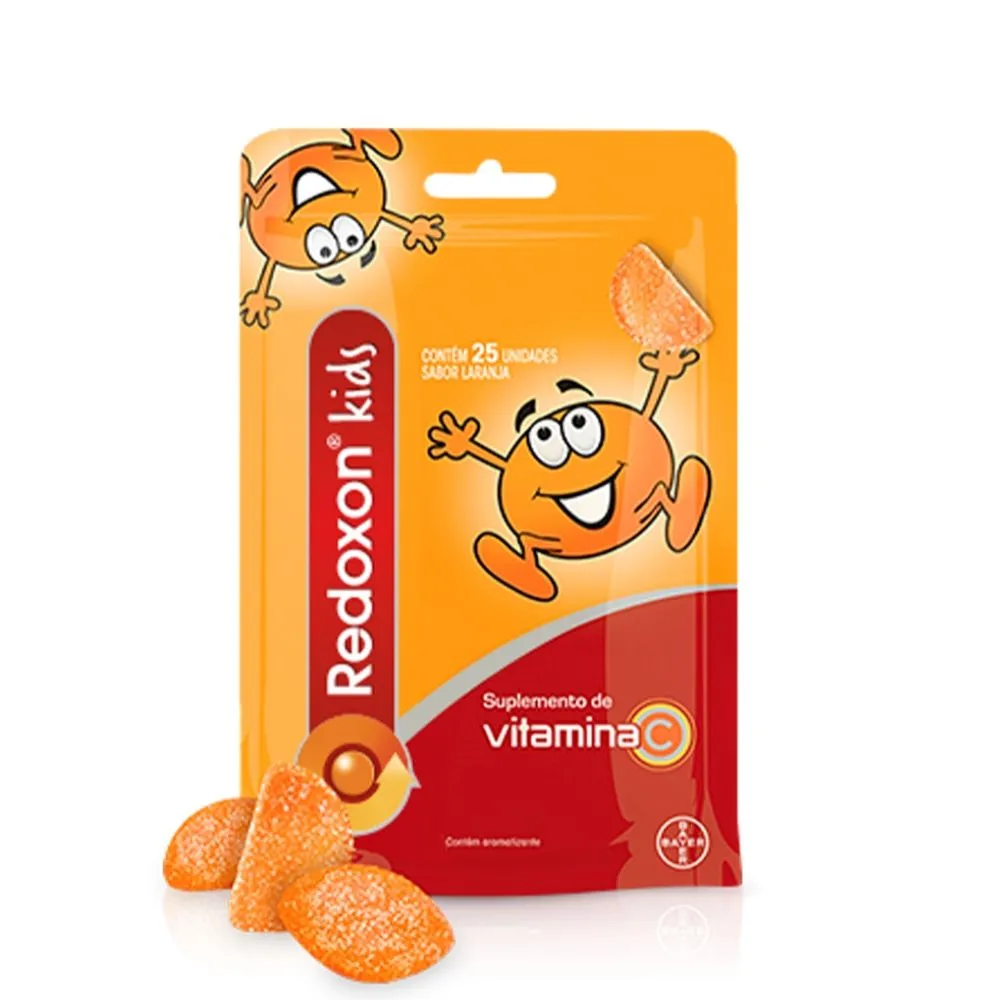 Suplemento Vitamina C Redoxon Kids Laranja 25 Gomas