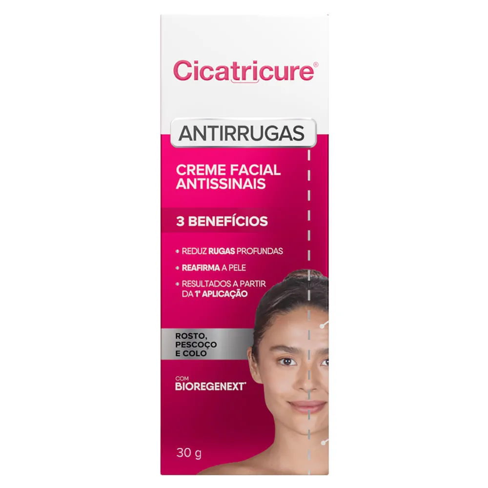 Creme Facial Antirrugas E Antissinais Cicatricure 30g