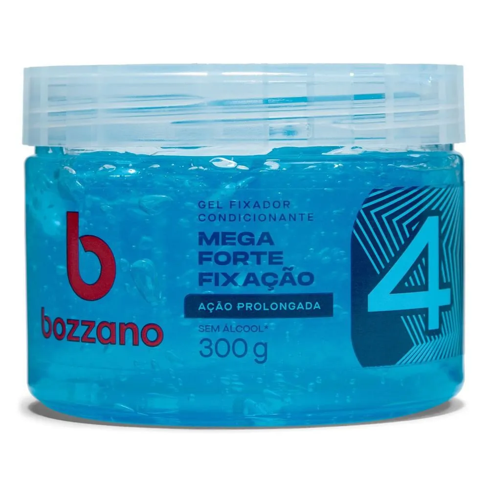 Gel Fixador Bozzano Ação Prolongada 4.mega Forte Fixação 300g