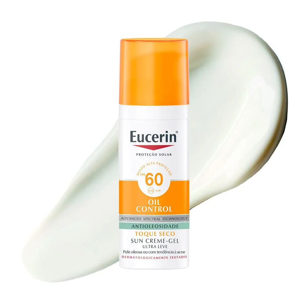 Protetor Solar Facial Eucerin Sun Oil Control Fps 60 50ml