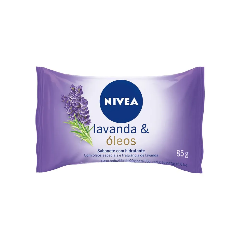 Sabonete Em Barra Nivea Lavanda E Óleos 85g