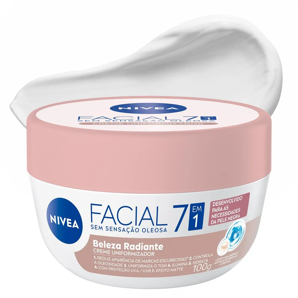 Creme Nivea Facial 7 Em 1 100gr Beleza Radiante