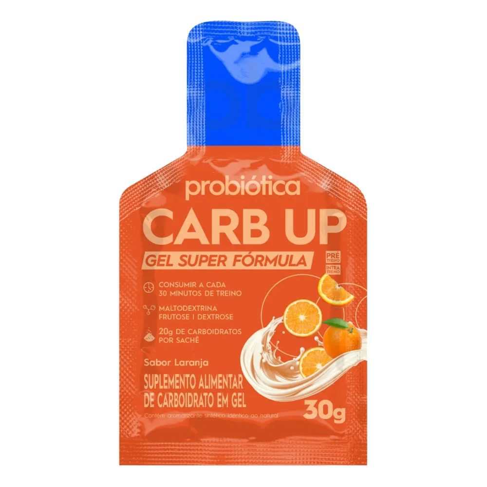 Energético Probiótica Carb-up Bcca Plus Gel Laranja 30g