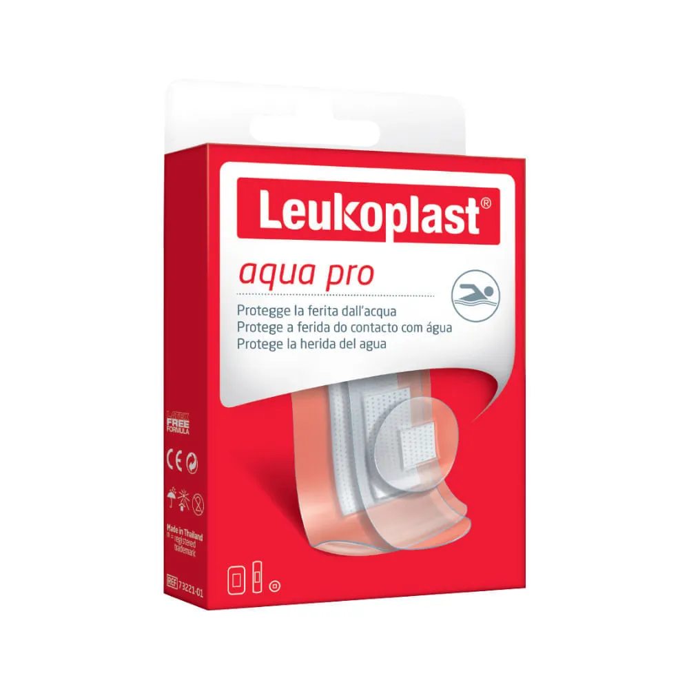 Curativo Leukoplast Com 20 Adesivos Aqua Pro Sortidos