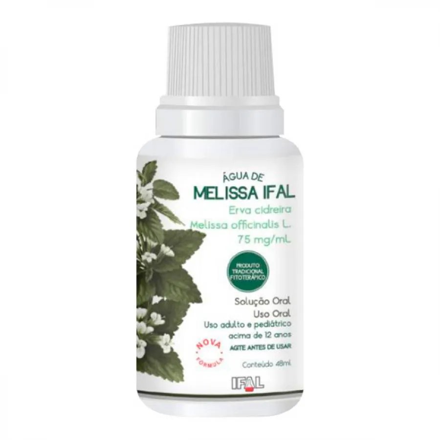 Água De Melissa Ifal 48ml Solução 75mg/ml