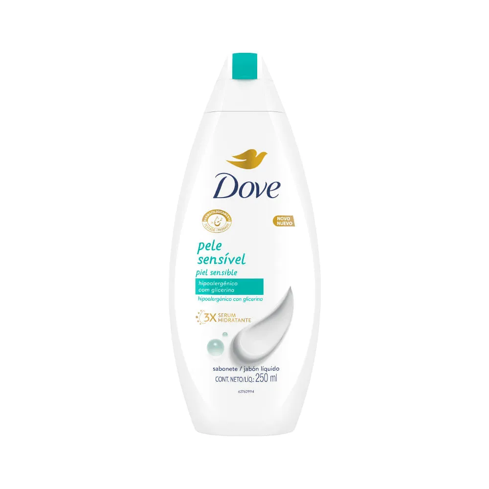 Sabonete Dove Liquido 250ml Pele Sensivel