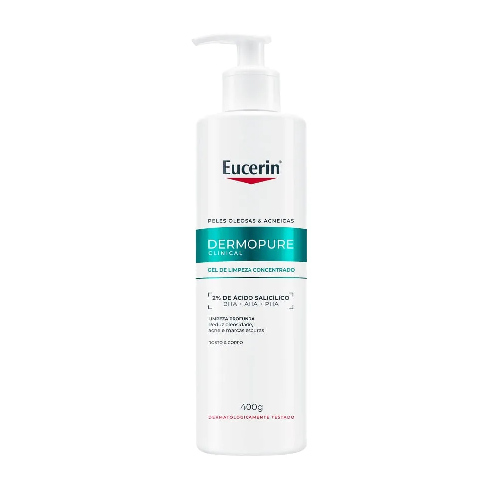 Gel De Limpeza Concentrado Eucerin Dermopure Oil Control 400g