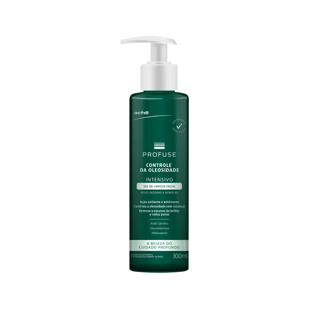 Gel Para Limpeza Facial Profuse Intensivo Pump 300ml Ache