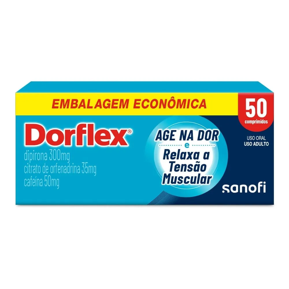 Dorflex Analgésico E Relaxante Muscular 50 Comprimidos