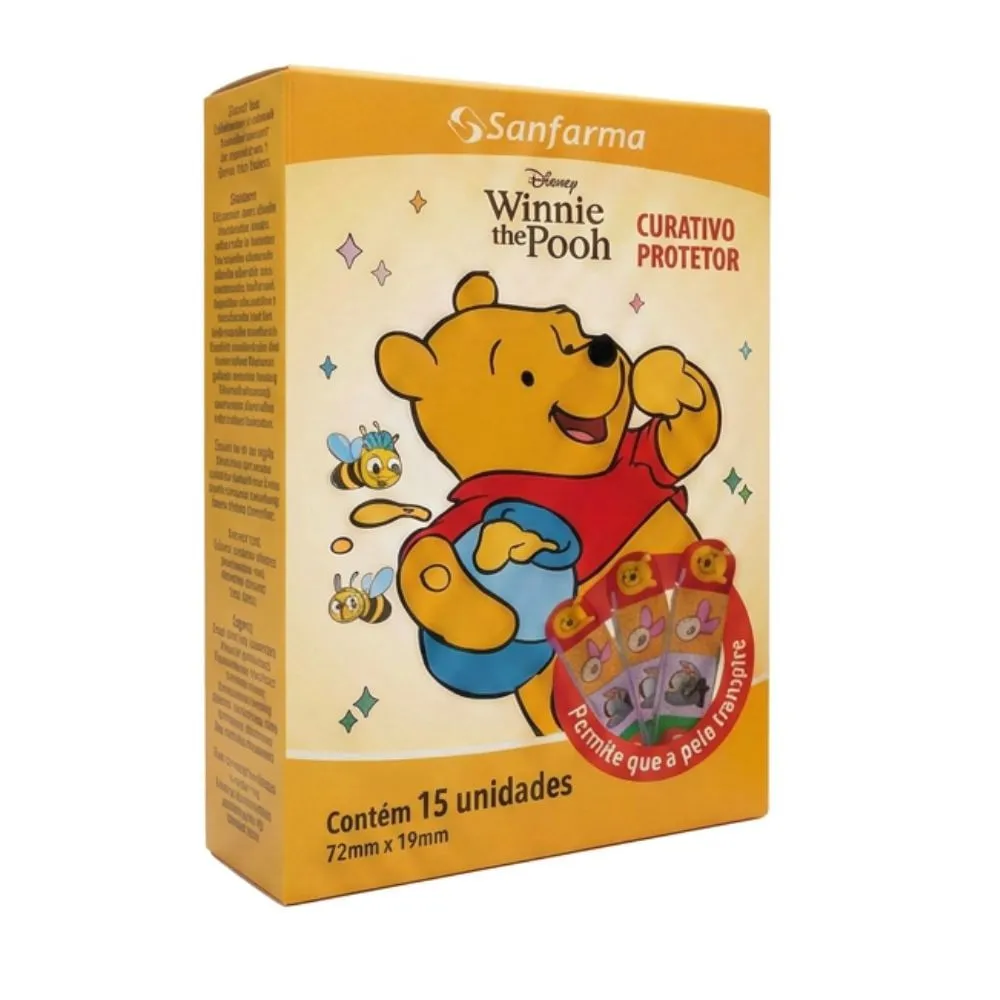 Curativo Sanfarma Winnie The Pooh 15 Unidades