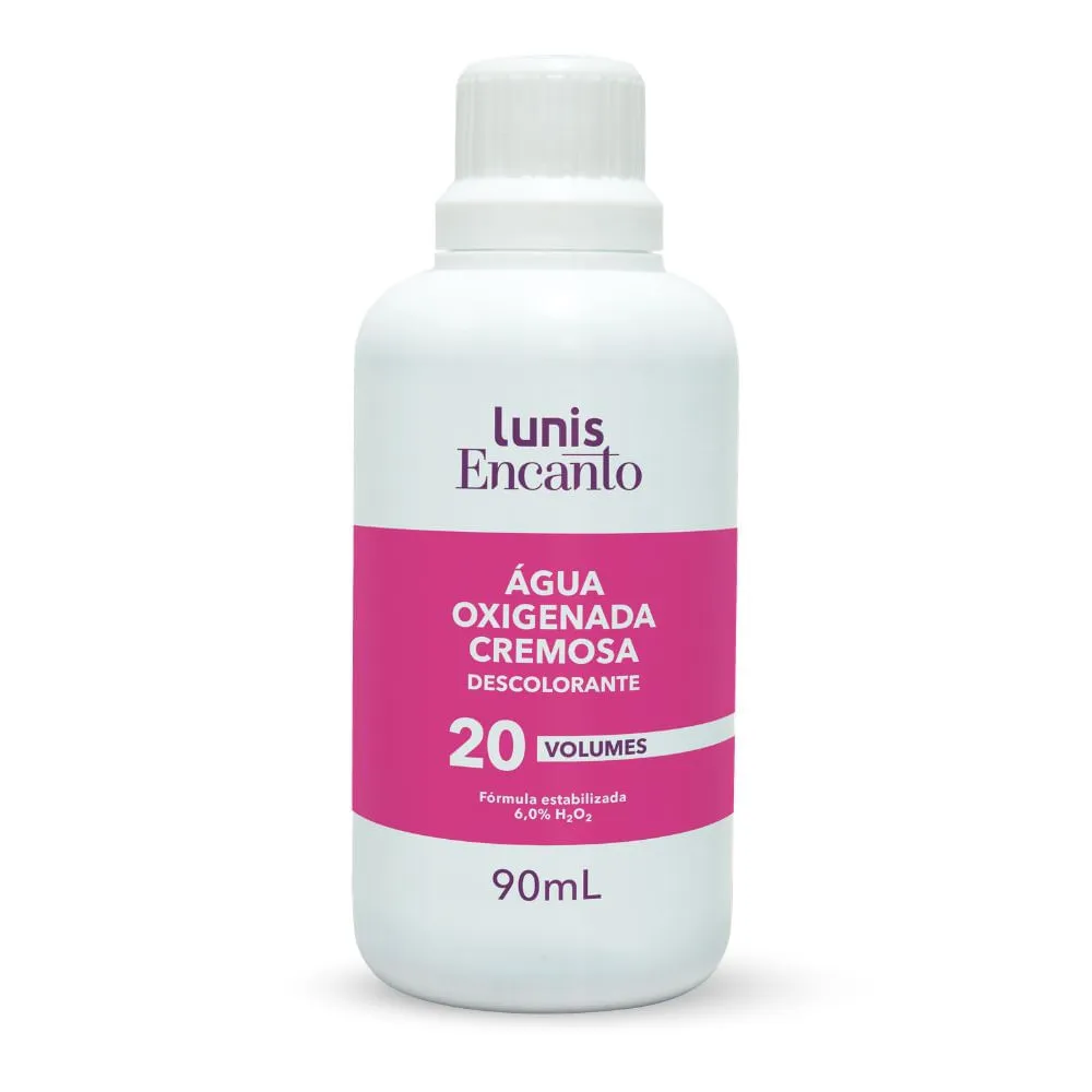 Água Oxigenada 20 Volumes Lunis Encanto 90ml