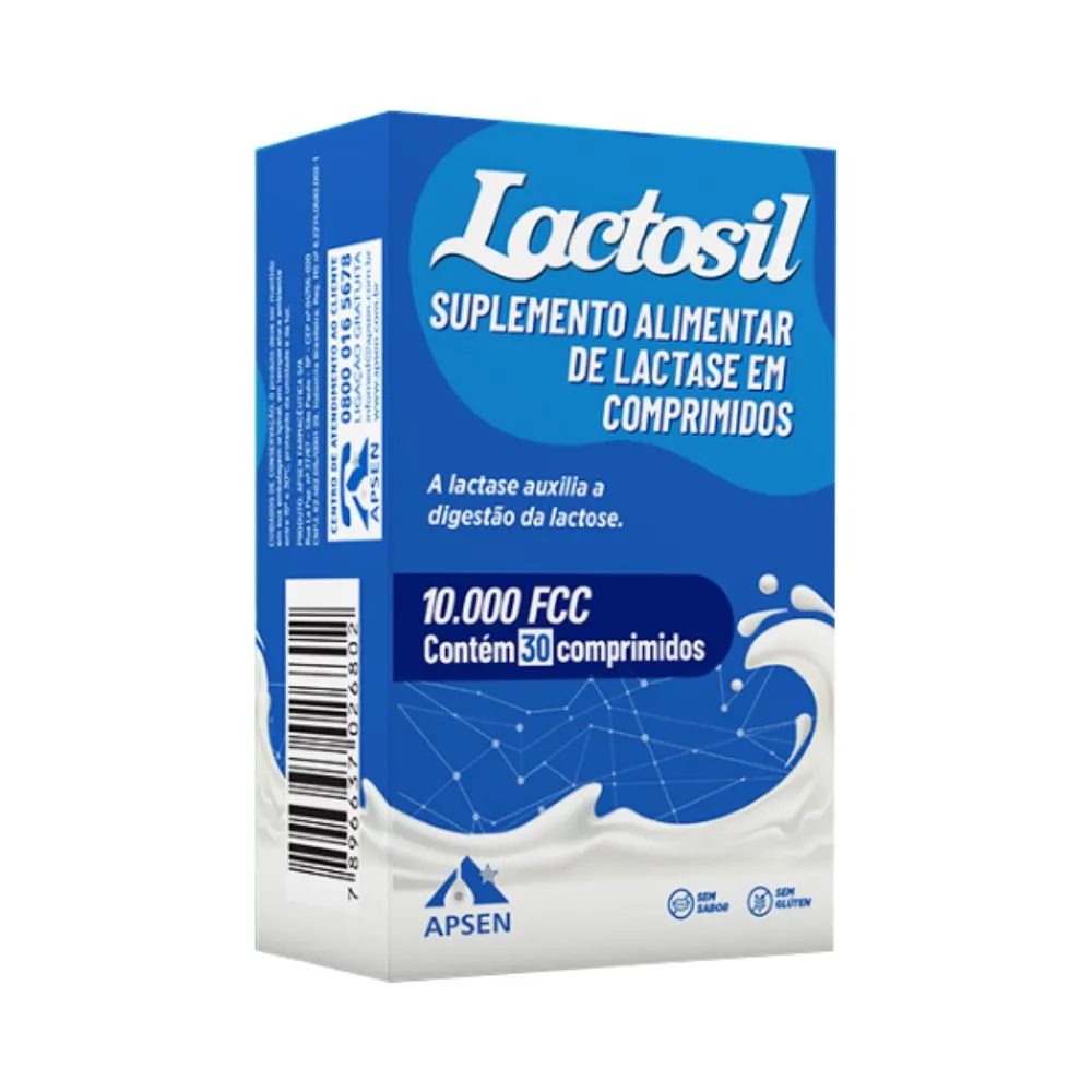 Lactosil 10.000 Fcc Com 30 Comprimidos