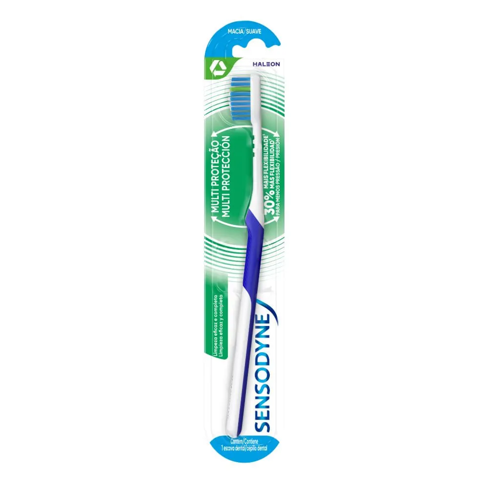 Sensodyne Escova De Dente Com Cerdas Macias Multiproteção Para Dentes Sensíveis