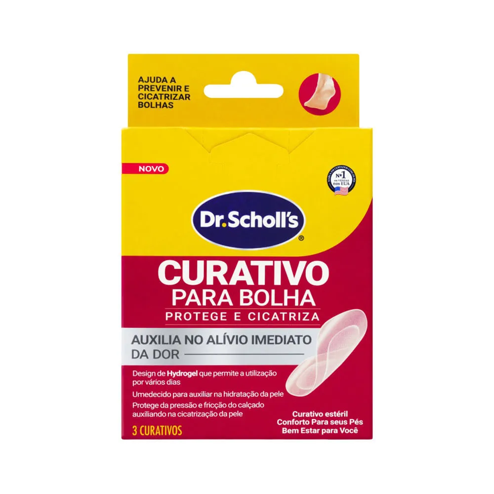 Curativo Para Bolha Dr Scholls 3 Unidades
