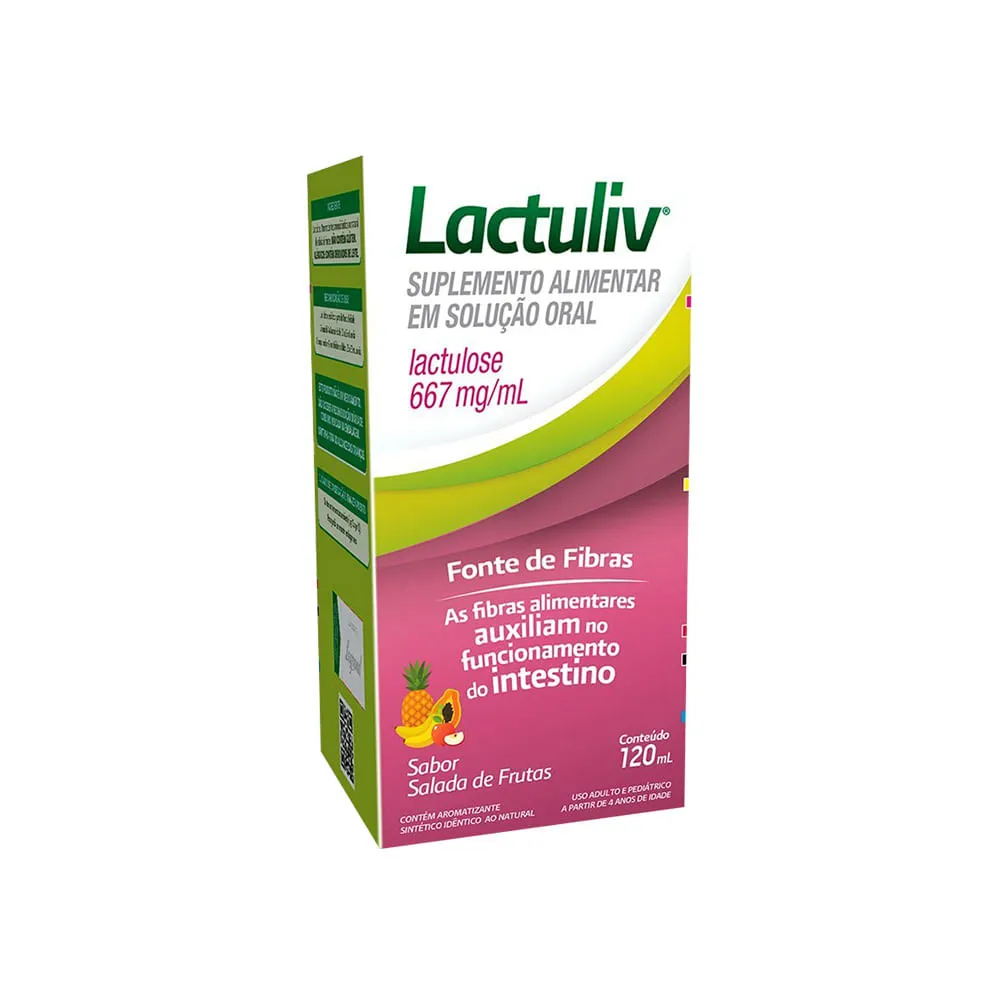 Lactuliv Salada De Frutas Xarope 120ml