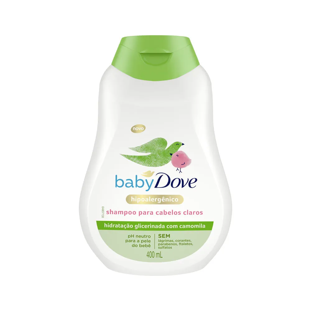 Shampoo Dove Baby 400ml Cabelos Claros