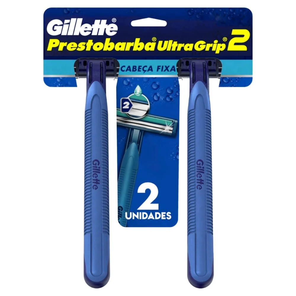 Aparelho Gillette Prestobarba Ultragrip Com 2 Unidades