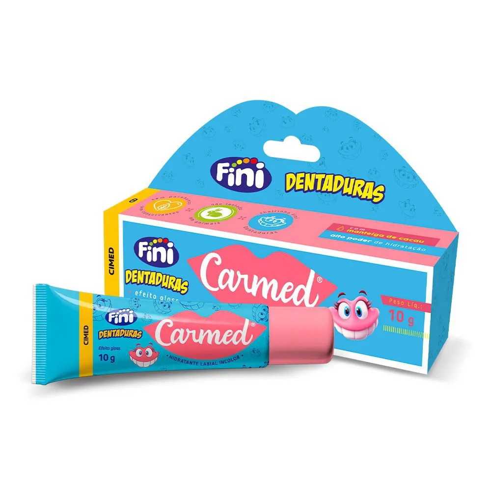 Hidratante Labial Carmed Fini Dentadura 10g